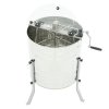 4-frame diagonal manual honey extractor, Ø600, universal basket, with a stainless valve - MINIMA